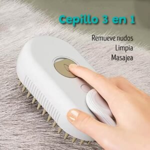 Cepillo de Masaje Eléctrico con Rociador